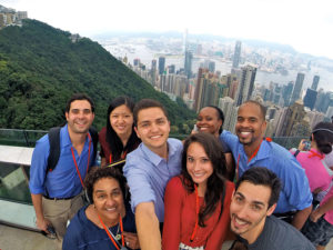 USC Price students at an international lab in Hong Kong in 2014 (Photo by Jorge Adler)
