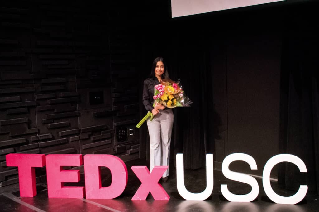 Manushri Desai at TEDxUSC.