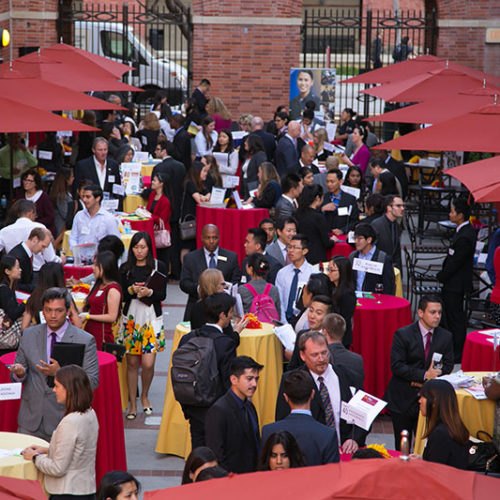 Price students and employees from diverse fields and sectors interact at a recent networking event.