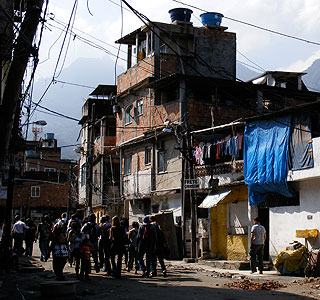 SPPD students visit a favela in Brazil
