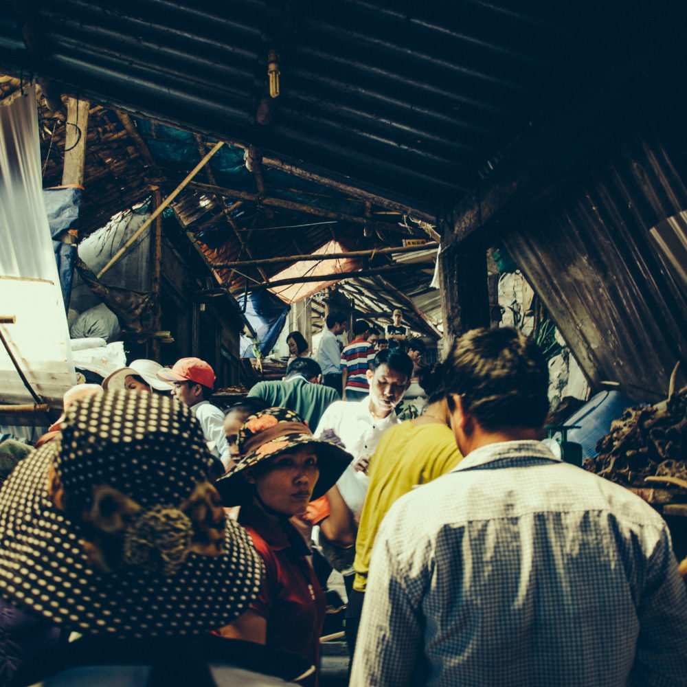 an urban market