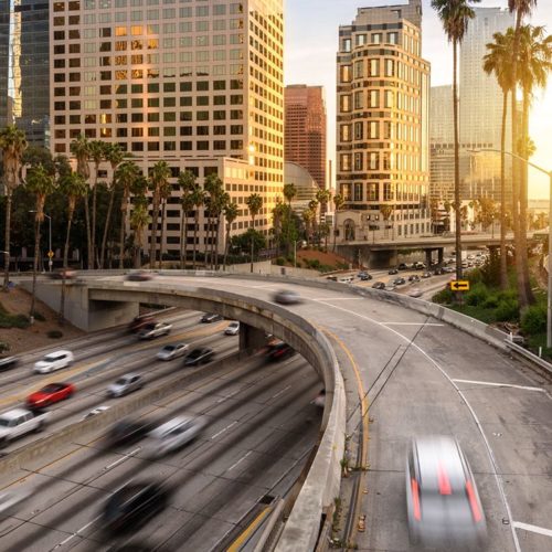 Downtown Los Angeles freeway
