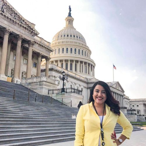 Roxanna Barboza is an intern with the Federal Communications Commission in Washington, D.C. (Photo/Courtesy of Roxanna Barboza)