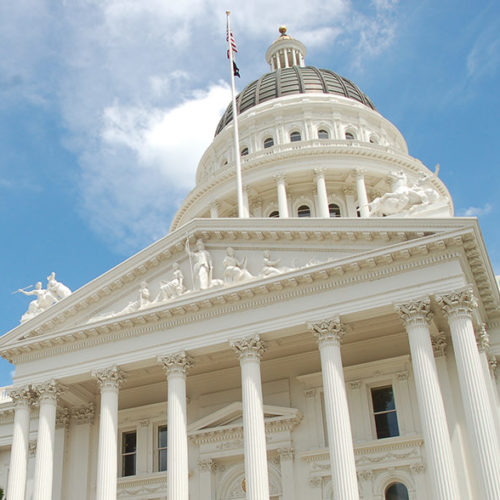 California State Capitol Building in Downtown Sacramento