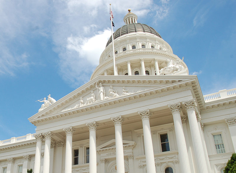California State Capitol Building in Downtown Sacramento