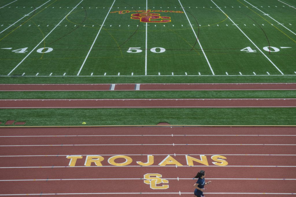 photo of USC track