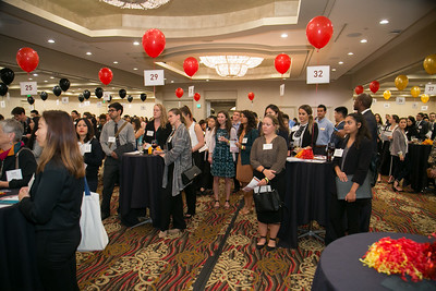 Students at a Price networking event