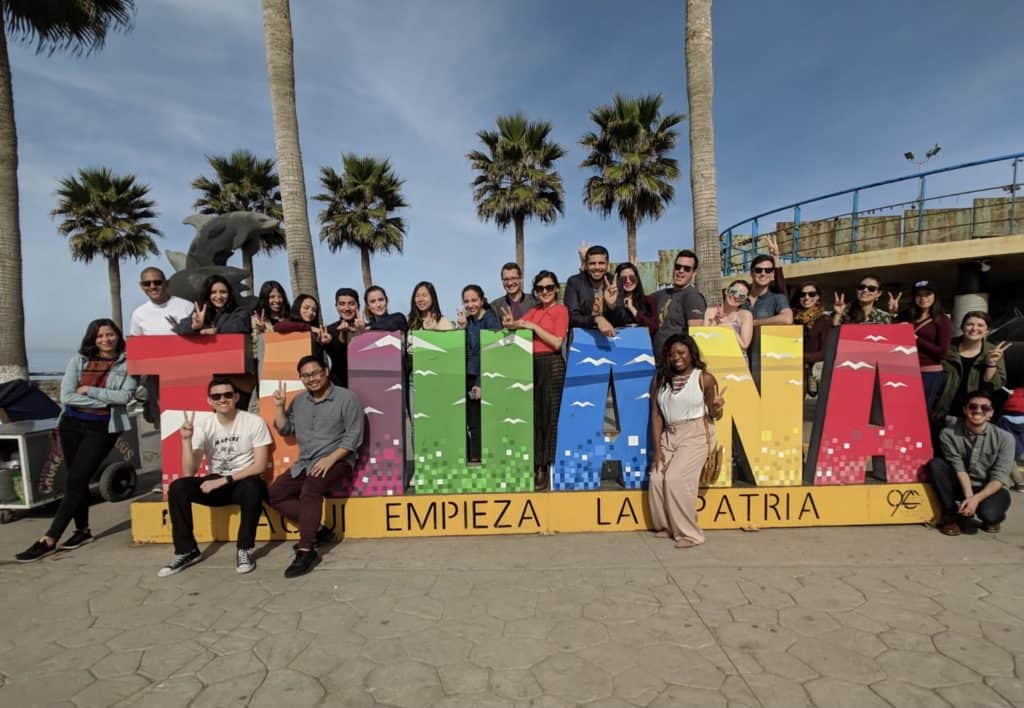 Price students on trip to Tijuana Mexico