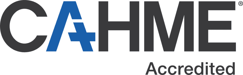 The Master of Health Administration is CAHME Accredited.