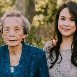Lanie Yeung (MPA '20) and her grandmother, Popo. Courtesy: Lanie Yeung.