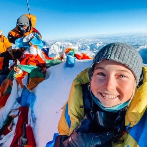 Westlake on Mt. Everest (Courtesy: Lucy Westlake)