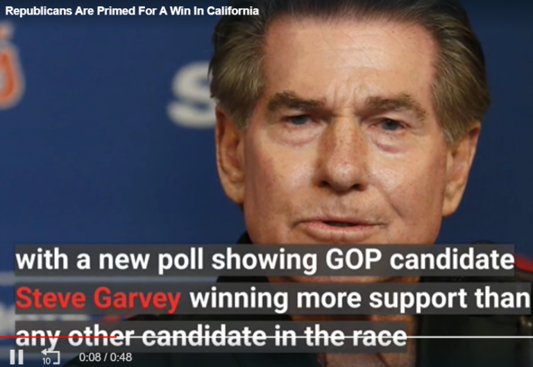 Read: Grose quoted on the challenges Republican candidate Steve Garvey faces in the California U.S. Senate race
