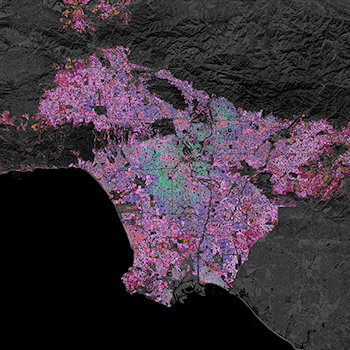 An example of a digital map of Los Angeles developed by SLAB