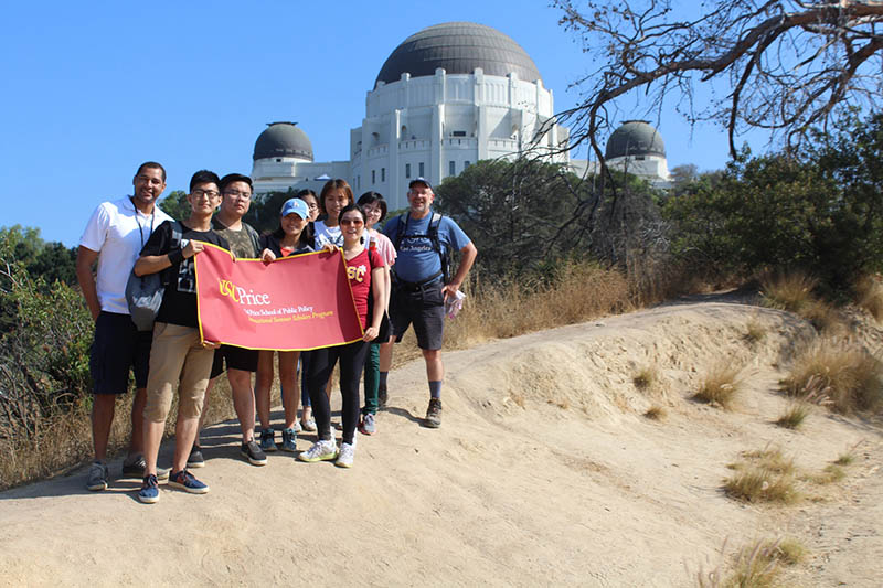 People at Griffith Observatory