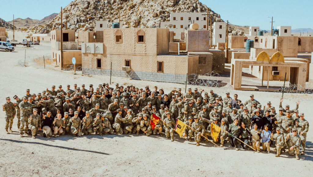 Army ROTC cadet group photo