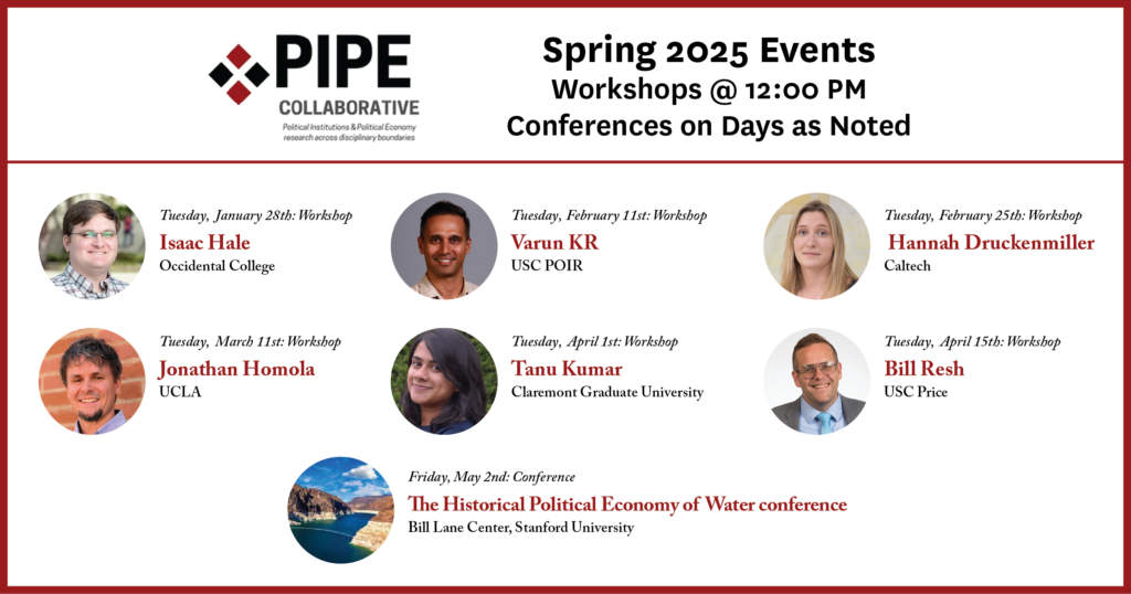 Spring 2025 PIPE events