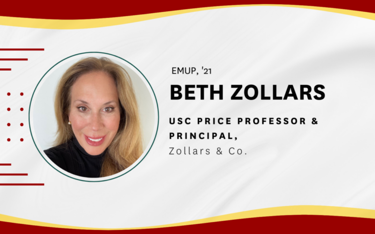 Read: Q&A with EMUP Professor and Alum, Beth Zollars