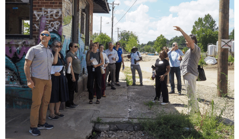 Read: Green mentioned in a story about efforts to rebuild Asheville, North Carolina, after Tropical Storm Helene