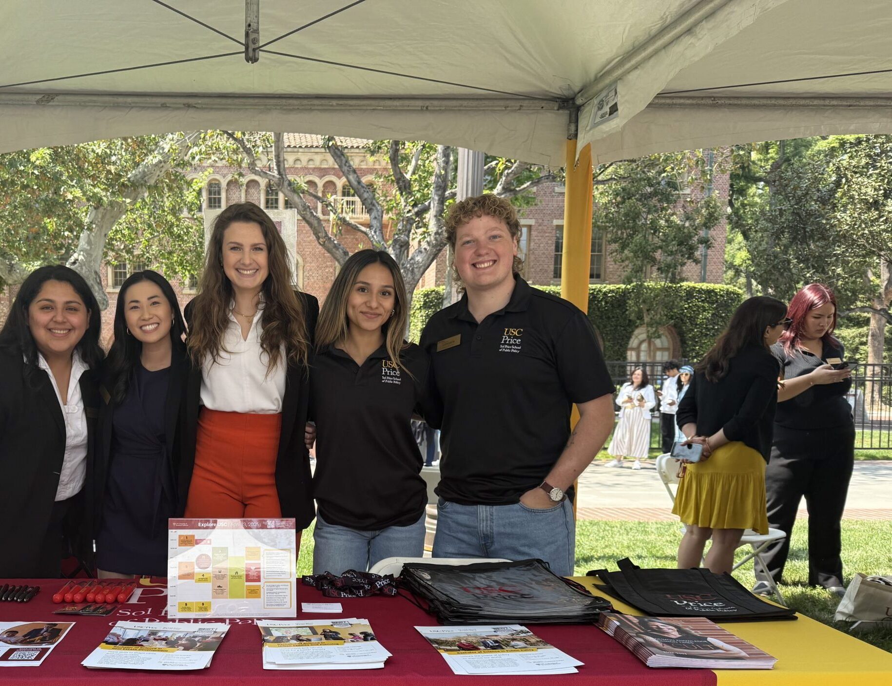 PSA students tabling at an event.